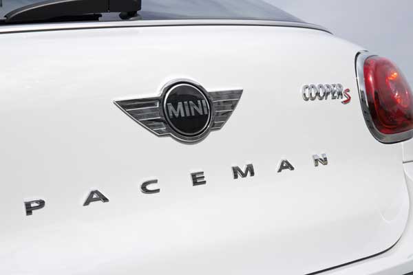 The Paceman is only MINI to be identified by a rear nameplate