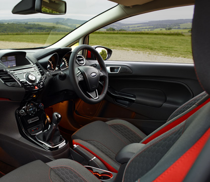 Inside the Ford Fiesta Black Edition