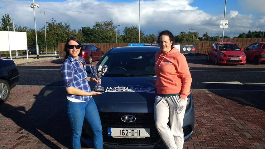 Laura Keane and Claire Collins achieved an incredible 2.13 litre per 100 kms in their Hyundai i40