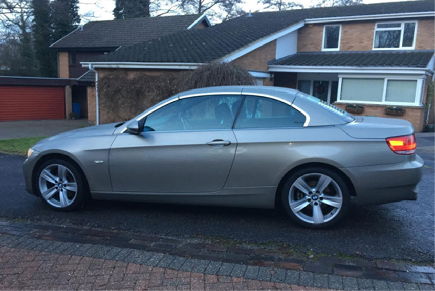 Martin’s BMW is captured perfectly well in this functional street portrait