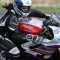 Nicole Lynch competes in the Thundersport GB British motorcycle racing series