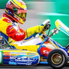 Second place and fastest lap for 13 year old Alyx Coby